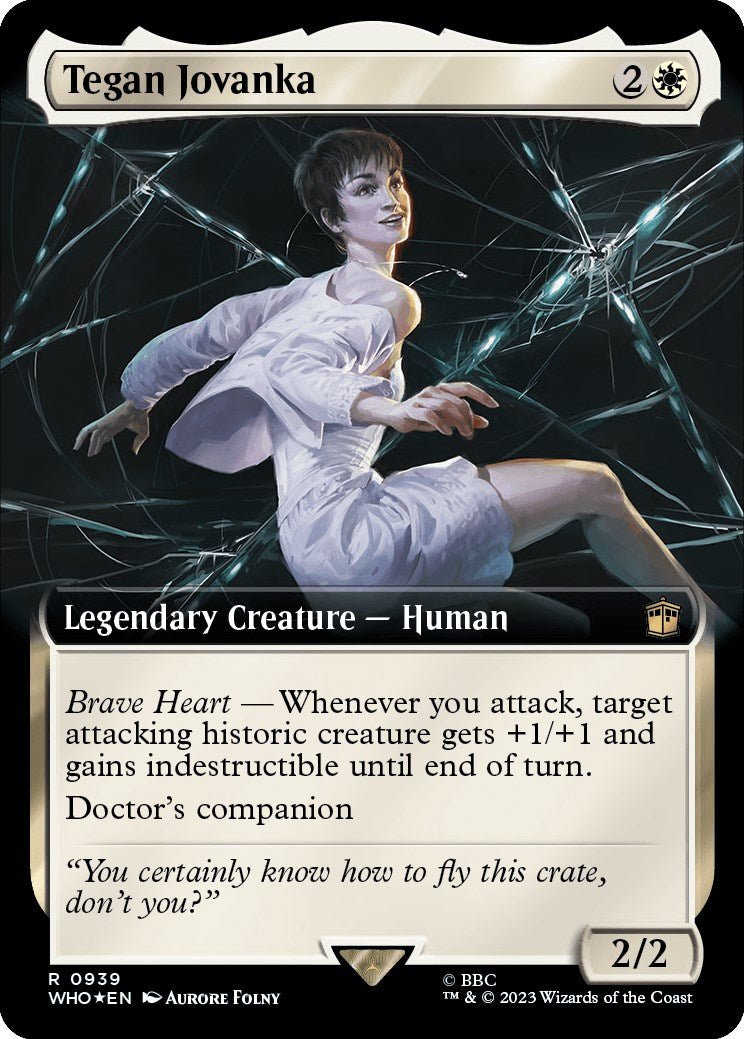 Tegan Jovanka (Extended Art) (Surge Foil) [Doctor Who] | Game Master's Emporium (The New GME)