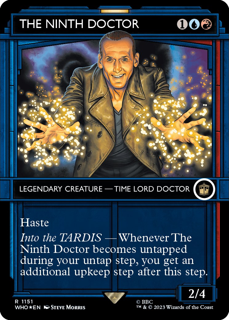 The Ninth Doctor (Showcase) (Surge Foil) [Doctor Who] | Game Master's Emporium (The New GME)