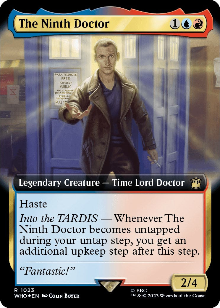 The Ninth Doctor (Extended Art) (Surge Foil) [Doctor Who] | Game Master's Emporium (The New GME)