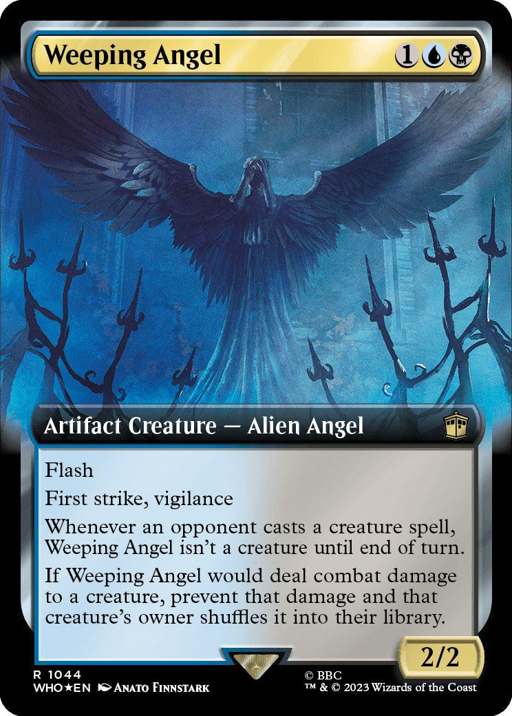 Weeping Angel (Extended Art) (Surge Foil) [Doctor Who] | Game Master's Emporium (The New GME)