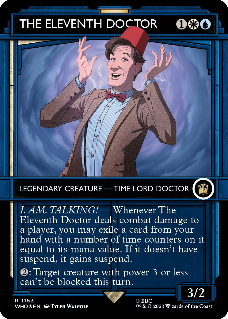 The Eleventh Doctor (Showcase) (Surge Foil) [Doctor Who] | Game Master's Emporium (The New GME)