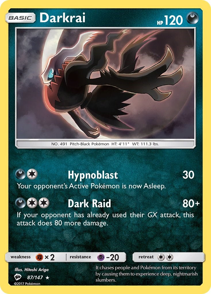Darkrai (87/147) [Sun & Moon: Burning Shadows] | Game Master's Emporium (The New GME)