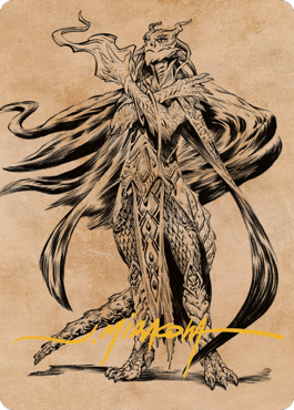 Lozhan, Dragons' Legacy Art Card (Gold-Stamped Signature) [Commander Legends: Battle for Baldur's Gate Art Series] | Game Master's Emporium (The New GME)