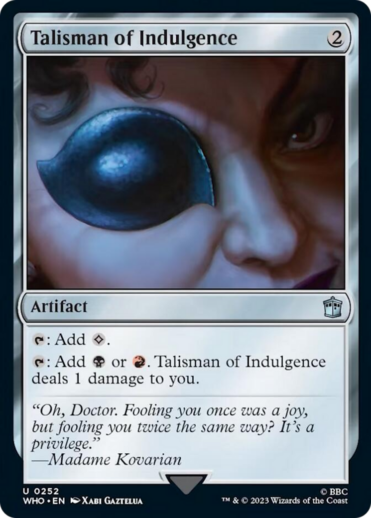 Talisman of Indulgence [Doctor Who] | Game Master's Emporium (The New GME)