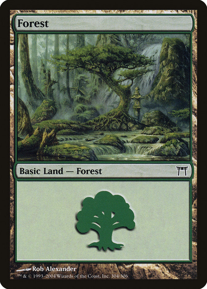 Forest (304) [Champions of Kamigawa] | Game Master's Emporium (The New GME)