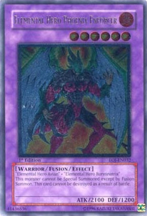 Elemental Hero Phoenix Enforcer [EOJ-EN032] Ultimate Rare | Game Master's Emporium (The New GME)