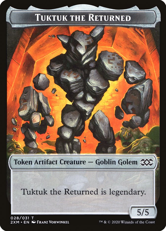 Ooze // Tuktuk the Returned Double-Sided Token [Double Masters Tokens] | Game Master's Emporium (The New GME)