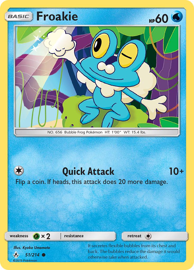 Froakie (51/214) [Sun & Moon: Unbroken Bonds] | Game Master's Emporium (The New GME)