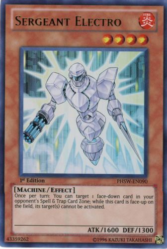 Sergeant Electro [PHSW-EN090] Ultra Rare | Game Master's Emporium (The New GME)