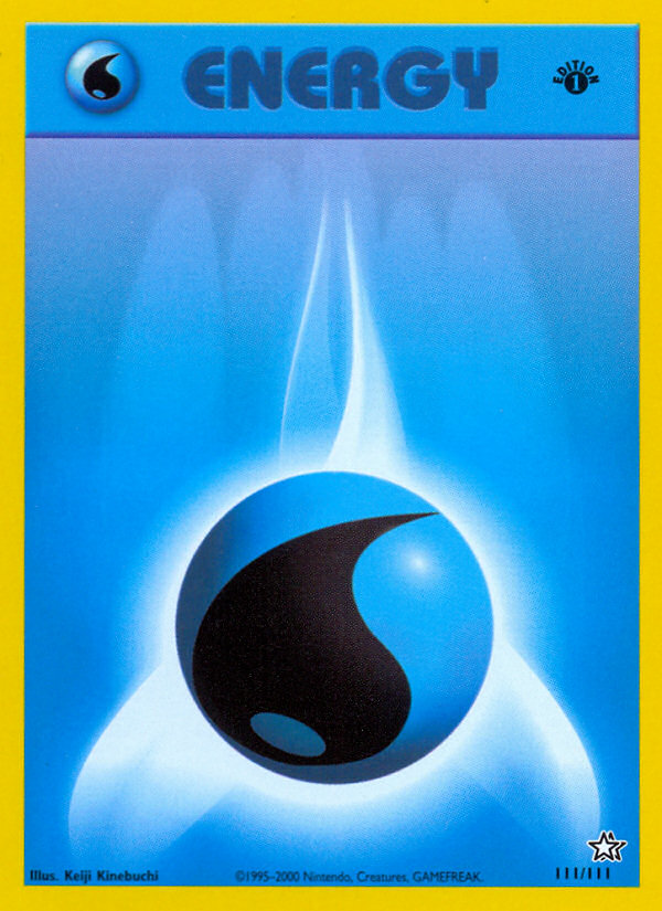 Water Energy (111/111) [Neo Genesis 1st Edition] | Game Master's Emporium (The New GME)