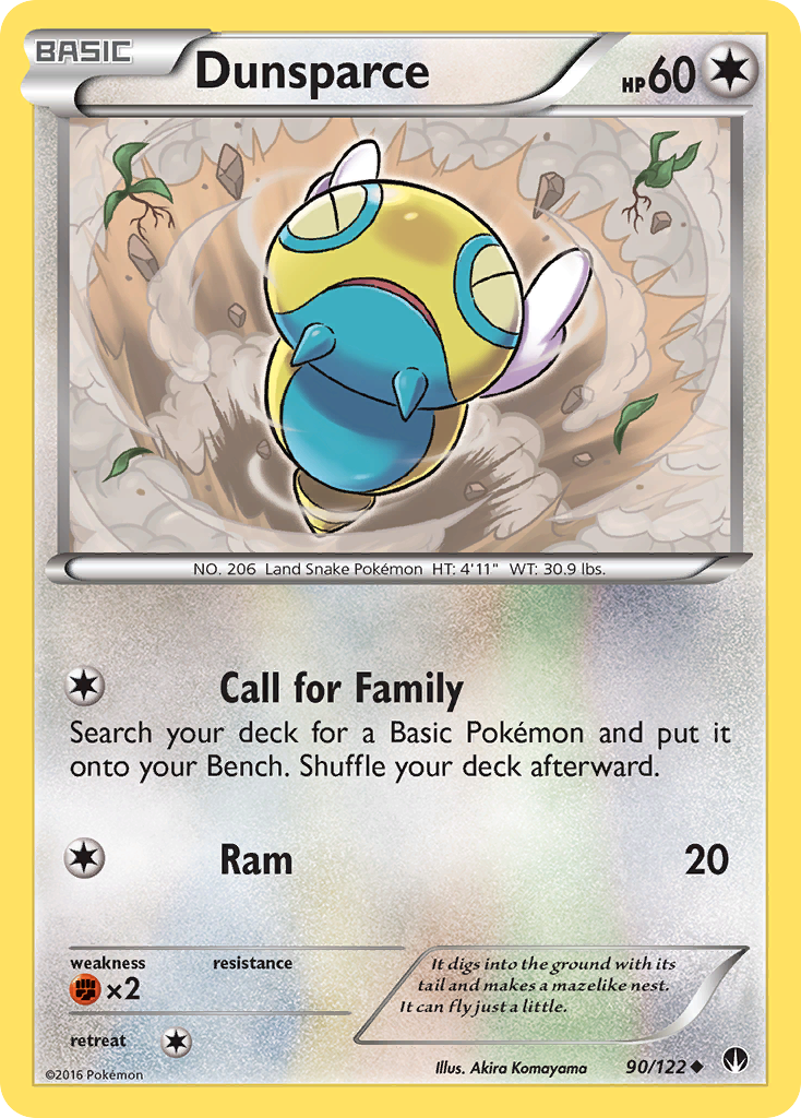 Dunsparce (90/122) [XY: BREAKpoint] | Game Master's Emporium (The New GME)