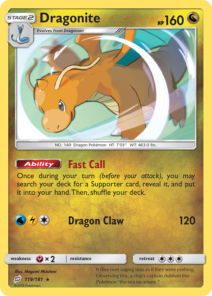 Dragonite (119/181) [Sun & Moon: Team Up] | Game Master's Emporium (The New GME)