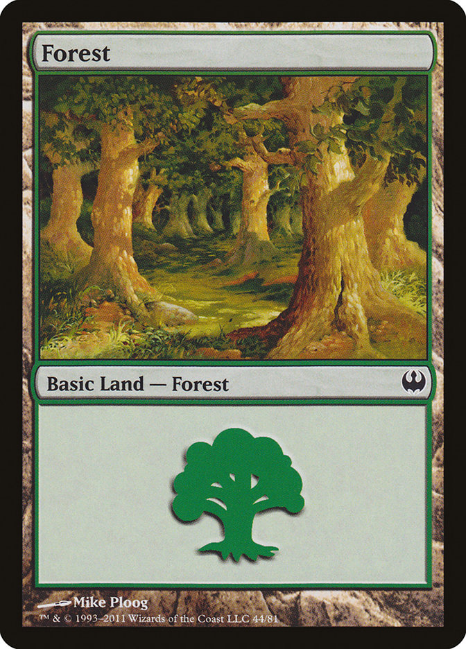 Forest (44) [Duel Decks: Knights vs. Dragons] | Game Master's Emporium (The New GME)