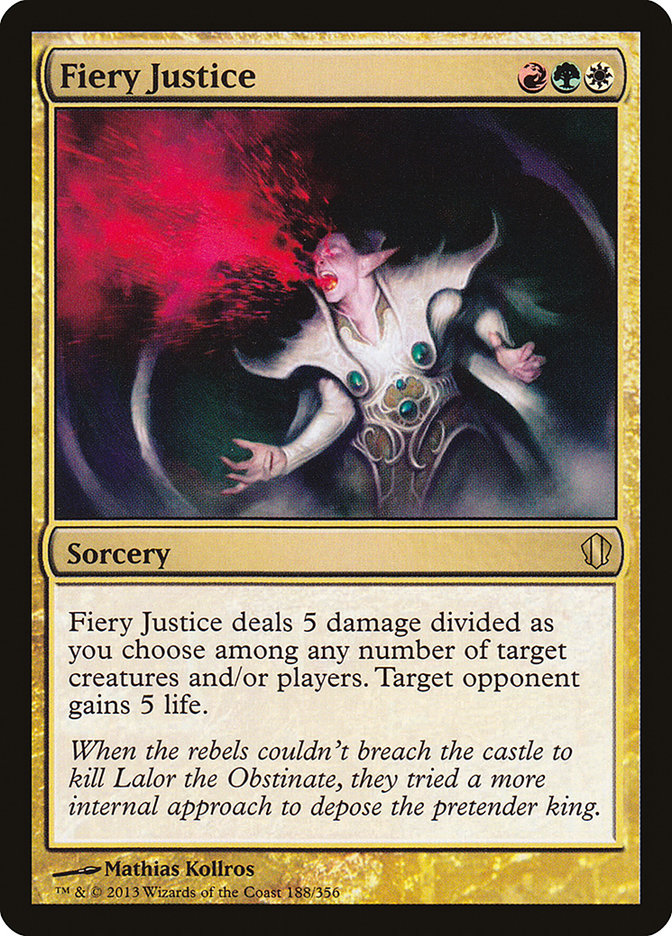Fiery Justice [Commander 2013] | Game Master's Emporium (The New GME)
