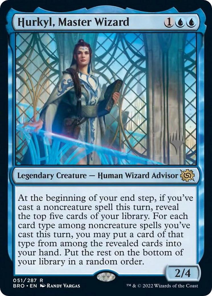 Hurkyl, Master Wizard (Promo Pack) [The Brothers' War Promos] | Game Master's Emporium (The New GME)