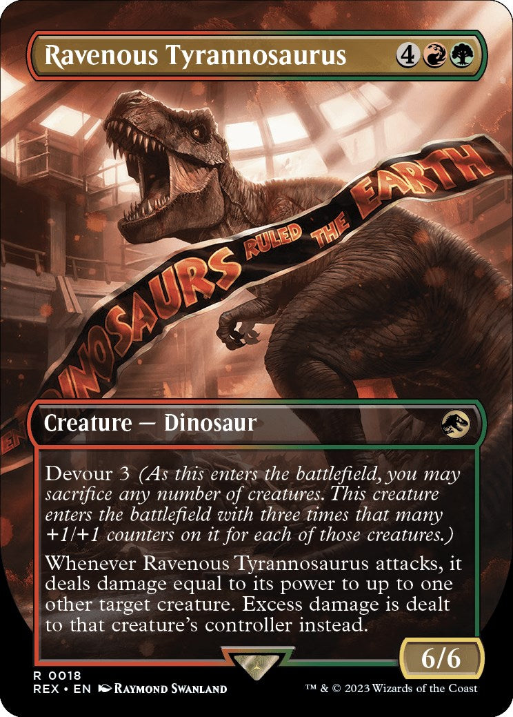 Ravenous Tyrannosaurus (Borderless) [Jurassic World Collection] | Game Master's Emporium (The New GME)