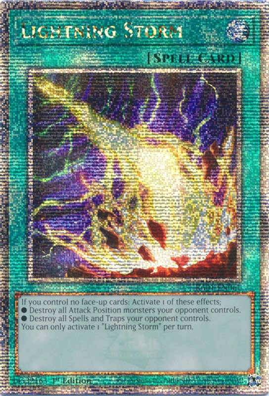 Lightning Storm [RA01-EN061] Quarter Century Secret Rare | Game Master's Emporium (The New GME)