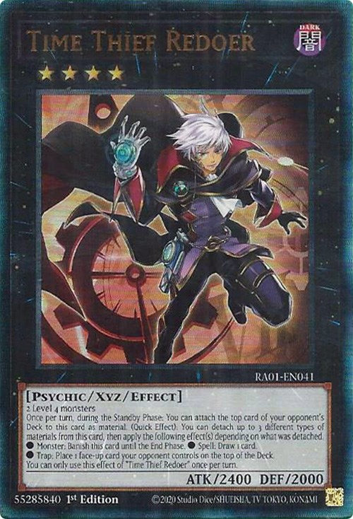 Time Thief Redoer [RA01-EN041] Prismatic Ultimate Rare | Game Master's Emporium (The New GME)
