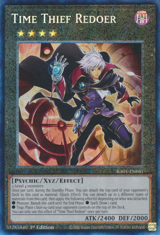 Time Thief Redoer [RA01-EN041] Prismatic Collector's Rare | Game Master's Emporium (The New GME)