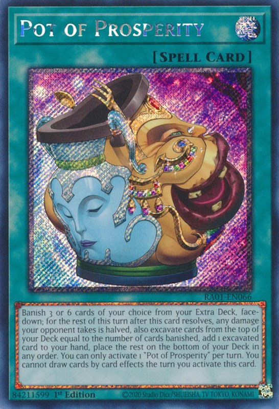 Pot of Prosperity [RA01-EN066] Platinum Secret Rare | Game Master's Emporium (The New GME)