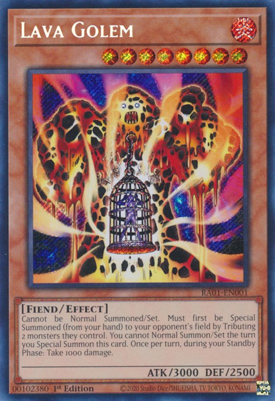 Lava Golem [RA01-EN001] Secret Rare | Game Master's Emporium (The New GME)