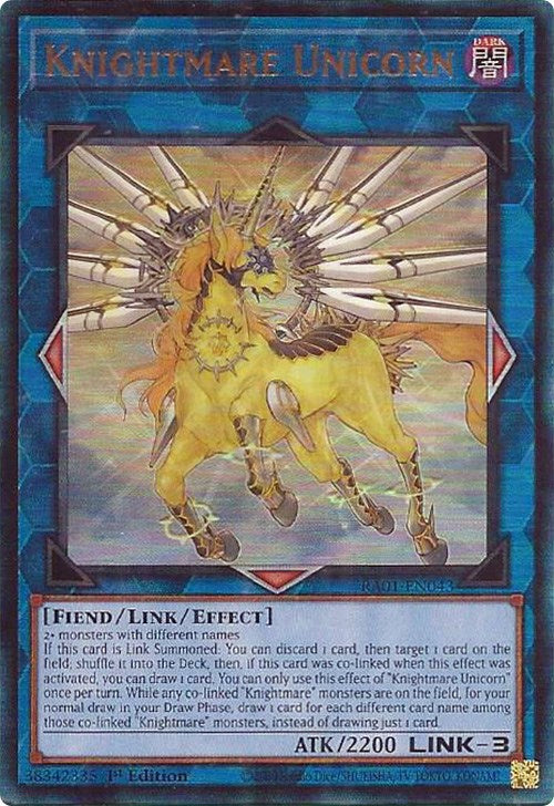 Knightmare Unicorn [RA01-EN043] Prismatic Ultimate Rare | Game Master's Emporium (The New GME)