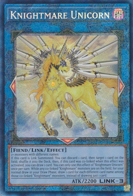 Knightmare Unicorn [RA01-EN043] Prismatic Collector's Rare | Game Master's Emporium (The New GME)