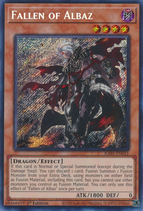 Fallen of Albaz [RA01-EN021] Secret Rare | Game Master's Emporium (The New GME)