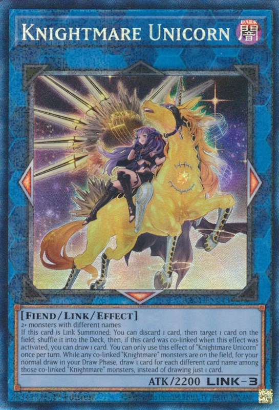Knightmare Unicorn (Alternate Art) [RA01-EN043] Prismatic Collector's Rare | Game Master's Emporium (The New GME)