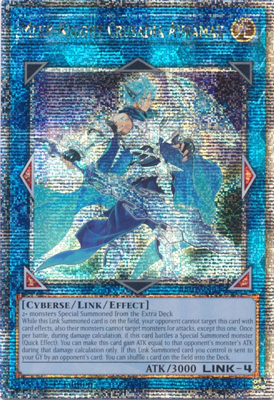 Mekk-Knight Crusadia Avramax [RA01-EN044] Quarter Century Secret Rare | Game Master's Emporium (The New GME)