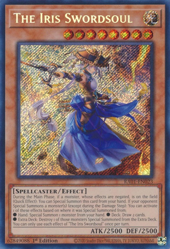 The Iris Swordsoul [RA01-EN023] Secret Rare | Game Master's Emporium (The New GME)