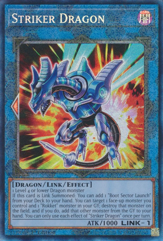 Striker Dragon [RA01-EN046] Prismatic Collector's Rare | Game Master's Emporium (The New GME)