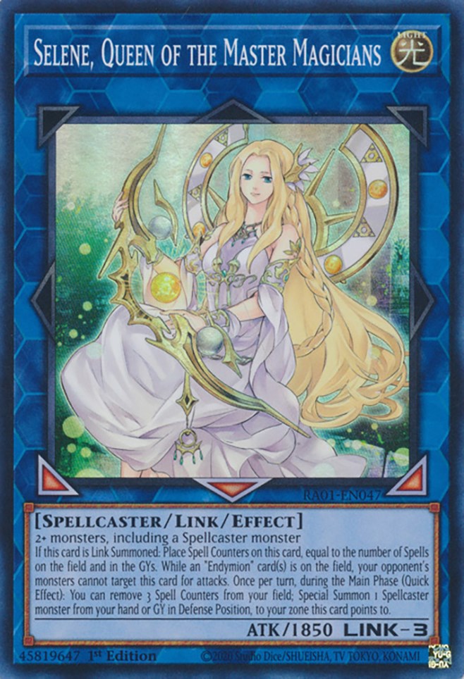 Selene, Queen of the Master Magicians [RA01-EN047] Super Rare | Game Master's Emporium (The New GME)