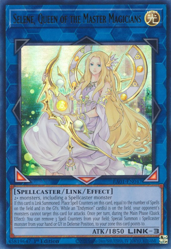 Selene, Queen of the Master Magicians [RA01-EN047] Ultra Rare | Game Master's Emporium (The New GME)