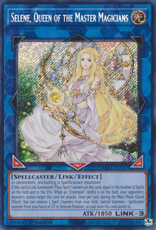 Selene, Queen of the Master Magicians [RA01-EN047] Secret Rare | Game Master's Emporium (The New GME)