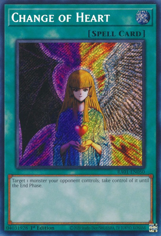 Change of Heart [RA01-EN050] Secret Rare | Game Master's Emporium (The New GME)