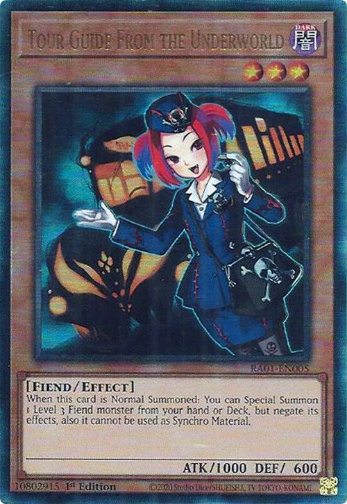 Tour Guide From the Underworld [RA01-EN005] Prismatic Ultimate Rare | Game Master's Emporium (The New GME)