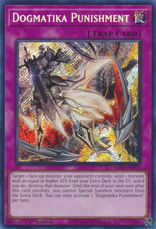 Dogmatika Punishment [RA01-EN076] Secret Rare | Game Master's Emporium (The New GME)