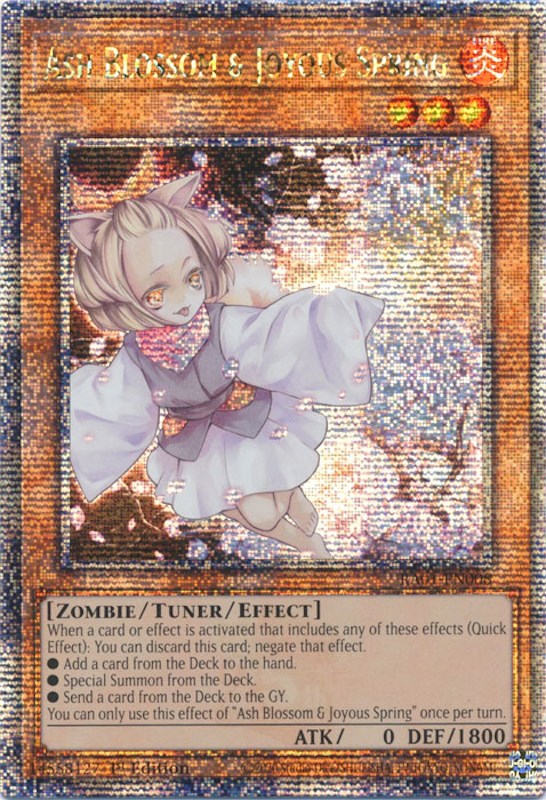 Ash Blossom & Joyous Spring [RA01-EN008] Quarter Century Secret Rare | Game Master's Emporium (The New GME)