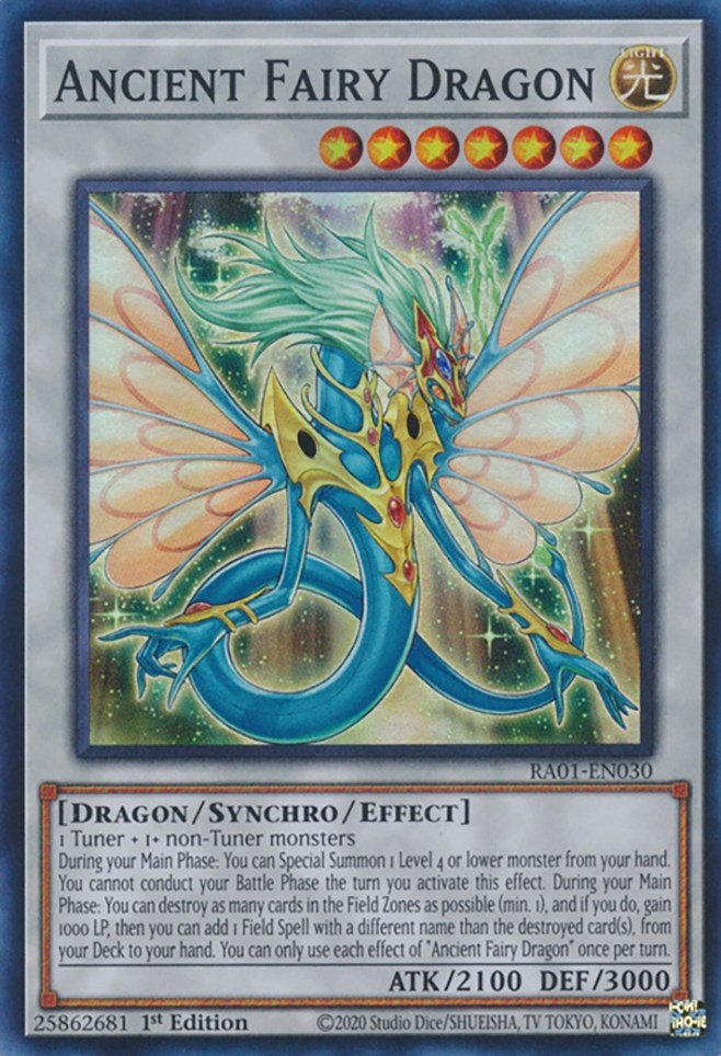 Ancient Fairy Dragon [RA01-EN030] Super Rare | Game Master's Emporium (The New GME)