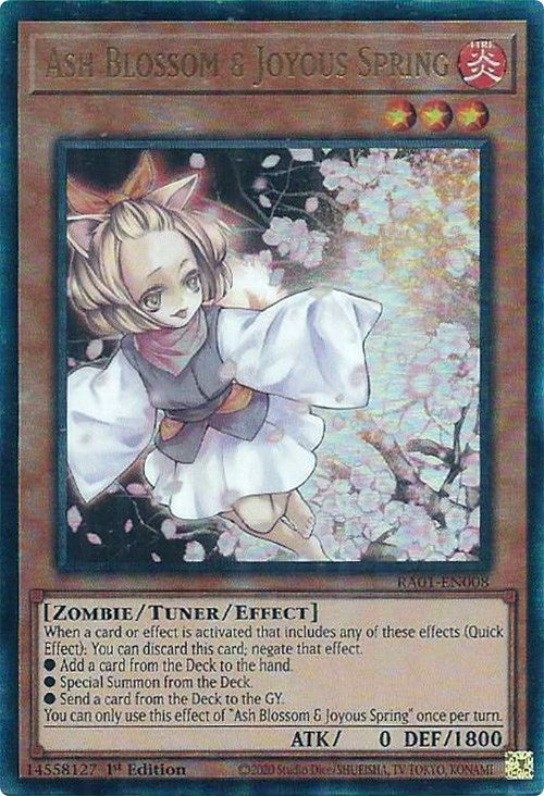 Ash Blossom & Joyous Spring [RA01-EN008] Prismatic Ultimate Rare | Game Master's Emporium (The New GME)