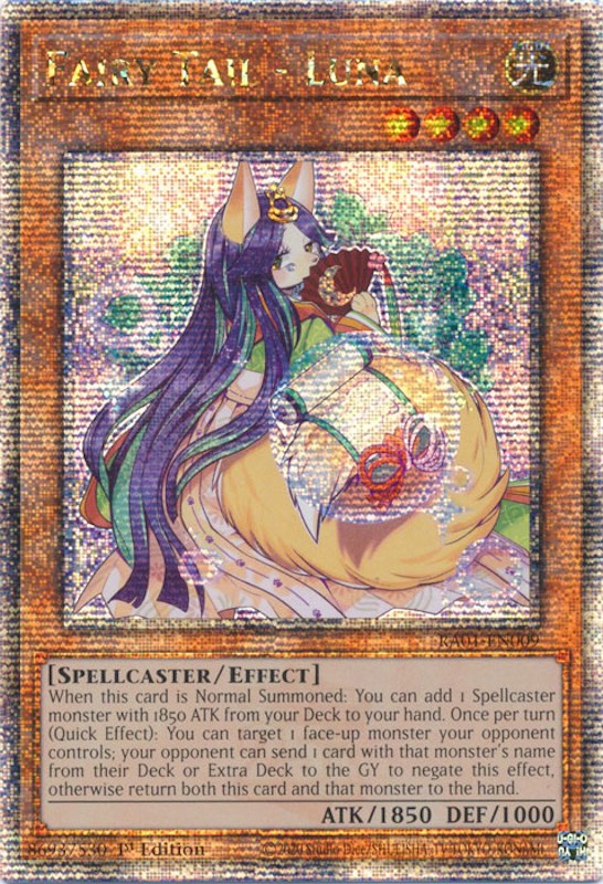 Fairy Tail - Luna [RA01-EN009] Quarter Century Secret Rare | Game Master's Emporium (The New GME)