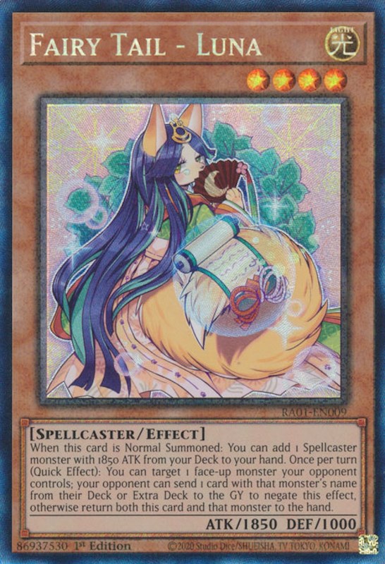 Fairy Tail - Luna [RA01-EN009] Prismatic Collector's Rare | Game Master's Emporium (The New GME)