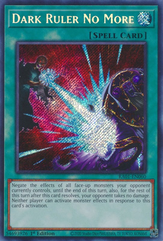 Dark Ruler No More [RA01-EN060] Secret Rare | Game Master's Emporium (The New GME)
