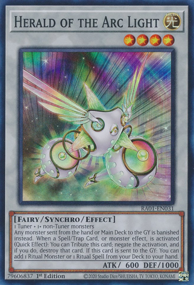 Herald of the Arc Light [RA01-EN031] Super Rare | Game Master's Emporium (The New GME)