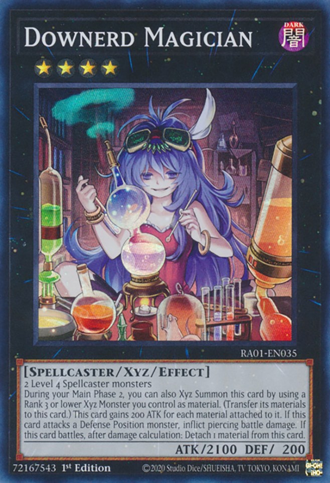Downerd Magician [RA01-EN035] Super Rare | Game Master's Emporium (The New GME)