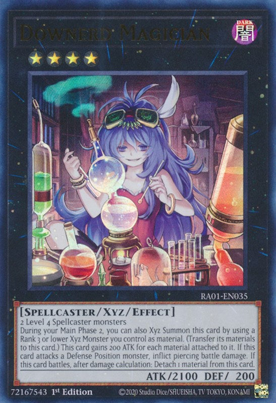 Downerd Magician [RA01-EN035] Ultra Rare | Game Master's Emporium (The New GME)