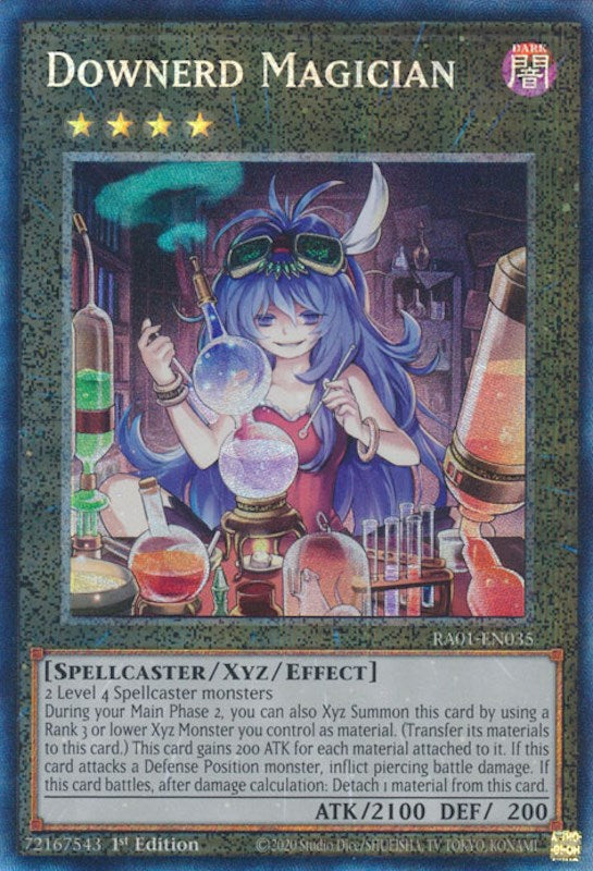 Downerd Magician [RA01-EN035] Prismatic Collector's Rare | Game Master's Emporium (The New GME)