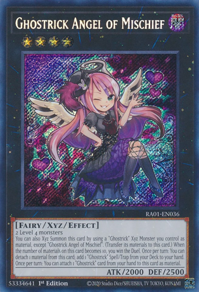 Ghostrick Angel of Mischief [RA01-EN036] Super Rare | Game Master's Emporium (The New GME)