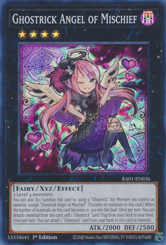 Ghostrick Angel of Mischief [RA01-EN036] Secret Rare | Game Master's Emporium (The New GME)